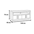 thumbnail image 5 of Mesa de TV Kessa Muebles Roble 160 x 70 x 40 cm, 5 of 5