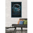 thumbnail image 2 of MLB Miami Marlins - Neon Helmet 23 Wall Poster, 22.375" x 34", 2 of 6