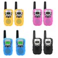 thumbnail image 2 of Walkie Talkies de 2 piezas para niños, Radio electrónica portátil de 0,5 W, interfono de voz con pantalla LCD para exteriores, juguete para regalo de cumpleaños, 2 of 4