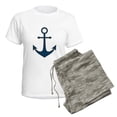 thumbnail image 5 of CafePress - Nautical Anchor Pajamas - Women's Short Sleeve Print T-Shirt and Pants Light Cotton Pajama Set, 5 of 7