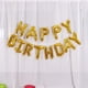 thumbnail image 4 of Letras de aluminio para cumpleaños inflables en pulgadas (doradas) 16 banderines autoadhesivos para pared, 4 of 4