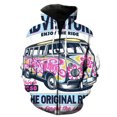 thumbnail image 1 of Sudadera con capucha y cremallera para hombre, diseño de coche clásico de dibujos animados, divertida impresión 3D, moda 2024, gran oferta, sudaderas Harajuku de manga larga, informales, geniales para, 1 of 6