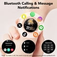 thumbnail image 3 of Smart Watches for Men Women, 1.39-inch HD Smartwatch Fits for iPhone Android, IP68 Waterproof Fitness Tracker with Bluetooth 5.4 Call(Answer/Make Calls), 30 Day Battery Life, 140+ Sport Modes, 3 of 6