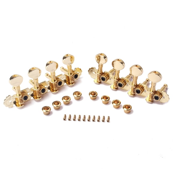 ORDDIART 1Set Golden Mandolin Tuning Machines Keys for Musical Instrument Maintenance 4.6 x 1.5 x 1.6in