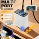 thumbnail image 4 of Cargador rápido GaN de 65 W, bloque de cargador de pared USB C de 3 puertos con soporte PD QC, adaptador de corriente compacto para portátil, iPhone, Samsung, teléfono y tableta., 4 of 8