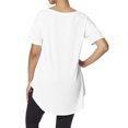 thumbnail image 2 of No nonsense Women's Ultimate Legging Tee Shirt Short Sleeve White L, 2 of 3
