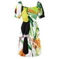thumbnail image 6 of 2024 Toucan in Jungle Dress dress women elegant luxury Long veiled dresses chic and elegant evening dress, 6 of 7