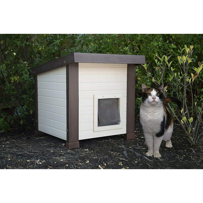 Plastic outdoor cat clearance house