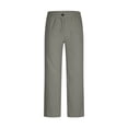 thumbnail image 3 of Casual Linen Trousers For Everyday Comfort And Stylish With Button Detail In A Revamped Classic Style For Men, 3 of 4