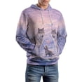 thumbnail image 3 of LAOLIUSN Men’s Wolf Pack 3D Graphic Hoodie, All-Over Print Pullover Sweatshirt, Sizes S–4XL, 3 of 7