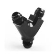 thumbnail image 5 of An10 Y Adapter Block Male Thread Fuel Hose Fitting Adapters Tee Oil Pipe Joint Universal Aluminium, 5 of 5