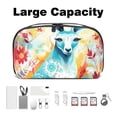 thumbnail image 3 of Kangaroo Travel Organizer Hard Drive Case Small Travel Case USB Cable Organizer - Oxford Cloth Waterproof Storage Box for Electronic Digital Products - 5.9x9.44x3.14 in, 3 of 6