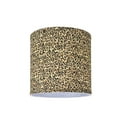 thumbnail image 2 of Aspen Creative 31054 Transitional Hardback Drum (Cylinder) Shape Spider Construction Lamp Shade in Leopard Pattern, 8" wide (8" x 8" x 8"), 2 of 4