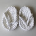 thumbnail image 6 of Otqutp Baby Girls Boys Handmade Crochet Flip Flops Sandals Toddler Girls Soft Flat Indoor Wide Shoes Lightweight Knit Soft Shoes, 6 of 6