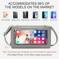 thumbnail image 4 of Women Touch Screen Wristlet Handbag, Small Crossbody Bag Phone Wallets Purse, 4 of 6