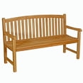 thumbnail image 3 of Teak Wood Acapulco Outdoor Patio & Garden Bench, 5 Foot, 3 of 5
