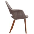 thumbnail image 2 of Chaise taupe organique Plata Décor Import, 2 of 3