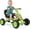 Green, variant on OLAKIDS Go Kart for Kids with Adjustable Seat, Steering Handlebars, Outdoor 4 Wheel Ride On Pedal Car for Boys & Girls