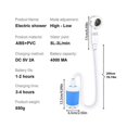 thumbnail image 4 of Compact Handheld Rechargeable Outdoor Shower, Gentle Shower Stream for Car Washing, Flower Watering, and Bathing Tools, 4 of 5
