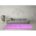 thumbnail image 3 of Ahgly Company Indoor Square Abstract Pink Modern Area Rugs, 8' Square, 3 of 4