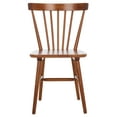 thumbnail image 3 of Safavieh Winona Scandinavian Wood Dining Side Chairs, Walnut (Set of 2), 3 of 7