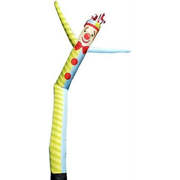 Clown 20 Foot Tall Inflatable Tube Man Air Powered Dancing Puppet Guy for Outdoor Advertising, Replacement Dancer Only