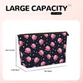 thumbnail image 4 of Picia Cartoon Donut Planets Printed Leather Travel Toiletry Bag,Cosmetic Organizer, Makeup Travel Bag, Durable Travel Pouch, Compact Toiletry Bag, Travel Accessories, 4 of 6