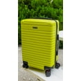 thumbnail image 6 of InUSA Deep 20" Hardside Lightweight Luggage with Spinner Wheels, Handle Studs, Trolley, Green, 6 of 11