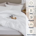 thumbnail image 4 of Juego de edredón Quataly White Twin/Twin XL con 1 funda de almohada, 4 of 7