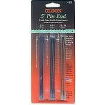 Olson Scroll Saw Blade Assortment Pin End, Skip Tooth 5 " 10 Tpi, 15 Tpi, 18.5 Tpi Card Of 18