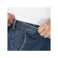 thumbnail image 4 of Haggar Men's Big & Tall Stretch Denim Flat Front Trouser Classic Fit HC90275, 4 of 7