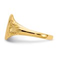 thumbnail image 3 of 14k Yellow Gold 10.0x7.5mm Signet Ring, 3 of 9