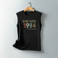 thumbnail image 5 of Vintage 1984 Tank Tops for Women 40th Birthday Gifts Idea Retro Sleeveless T-Shirts Funny Graphic Party Tees, 5 of 5