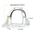 thumbnail image 3 of Aihimol New Women's Transparent-body Bag TPU Odorless One-shoulder-body Handbag, 3 of 6