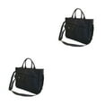 thumbnail image 2 of Style With Trendy And Spacious Tote Bag Fashionable And Versatile Messenger Bag black 2Set, 2 of 6