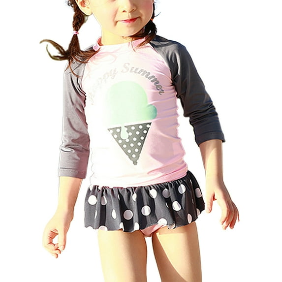 BToBackYard High Elasticity Kids Girls Swimming Suit