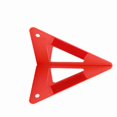 thumbnail image 1 of Portable Car Emergency Reflective Warning Safety Road Stop Sign Bright Easy Install Construction Trucks Tractors, 1 of 7