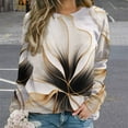 thumbnail image 2 of Abstract Flowers Mom Sweatshirt For Women Long Sleeve Pullover, 2 of 7