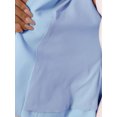 thumbnail image 5 of INSPIRE CHIC Women's Collarless Blazer Open Front Short Sleeve Evening Formal Cardigan Jacket S Light Blue, 5 of 6