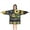 Black Sunflower Sunshine, variant on Beige Leopard Sunflower Pattern Blanket Hoodies for Kids 6-13YR Oversize Wearable Blanket Hoodies for Boys Girls Teens