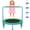 Dark Green, variant on Cochan 36inch Mini Trampoline for Kids, 3FT Small Indoor Trampoline with Handlebar Ages 1-6, Foldable Kids Trampoline for Toddlers, Brithday Gift for Boy and Girl