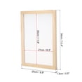 thumbnail image 2 of Unique Bargains 13.4'x9.8' A4 Wooden Paper Making Screen Papermaking Frame Mould, Natural Color, 2 of 5