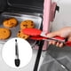 thumbnail image 3 of Pinzas de cocina resistentes al calor, pinzas de cocina pequeñas de material acero inoxidable con puntas de silicona para servir horno de ensaladas a pulgadas negro DYNWAVEMX Pinzas de cocina, 3 of 8