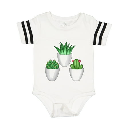 

Inktastic Succulents and Cactus Illustration Gift Baby Boy or Baby Girl Bodysuit