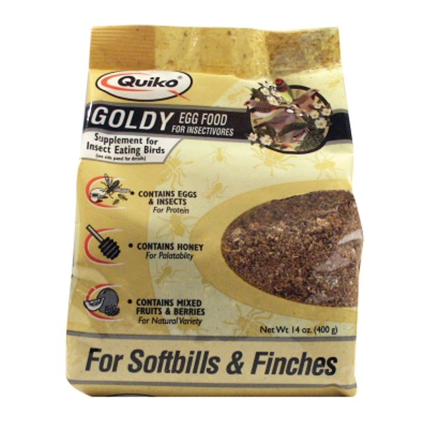 Vitakraft Quiko Goldy Egg Food for Insectivores Bird Supplement, 14 oz