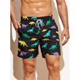 thumbnail image 1 of Pantalones cortos de natación para hombre, bañadores con estampado de extremo 3D, secado rápido, ropa de calle para playa, novedad de verano Fivean unisex, 1 of 2