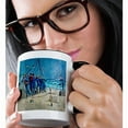 thumbnail image 2 of Vintage United States Coast Guard Rescue, 15oz Two-Tone Black Mug, 2 of 7