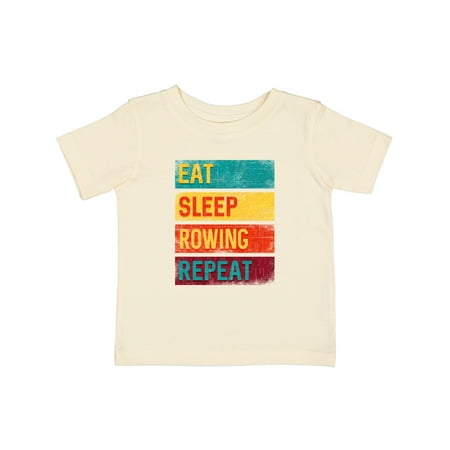 

Inktastic Eat Sleep Rowing Repeat Gift Baby Boy or Baby Girl T-Shirt