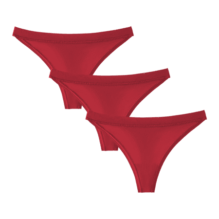 Fulorrnie Underwear for Women Plus Size Thong Seamless Comfort Panties G String Banded Waist Elastic Panty XXL
