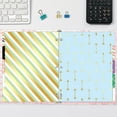 thumbnail image 3 of 3 Ring Binder Dividers with Tabs 20 Pcs Gold Foil Design Insertable Dividers Classroom Office Supplies, 3 of 6
